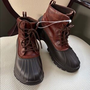 Sperry Women's Duck Float Lace Up Ankle Boots Size 7.5 STS88294